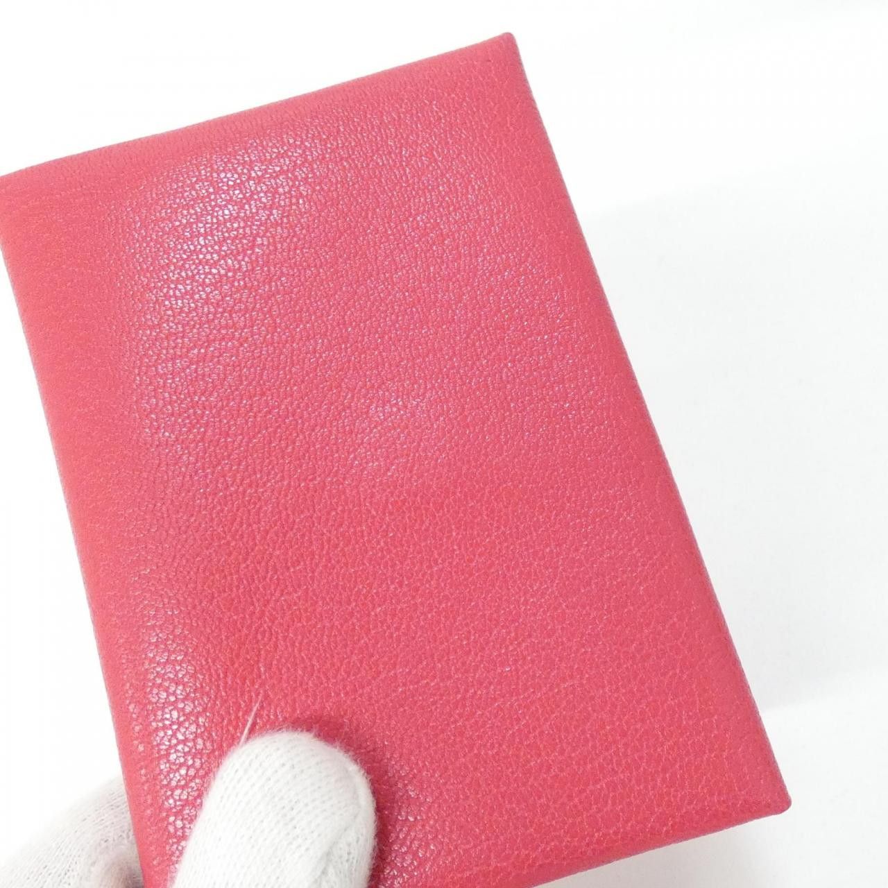 Hermes Hermes Hermès Calvi Duo Shiny Alligator Coin Case Leather Coin Case Stamp U DUTY FREE for USA Size ONE SIZE - 2 Thumbnail