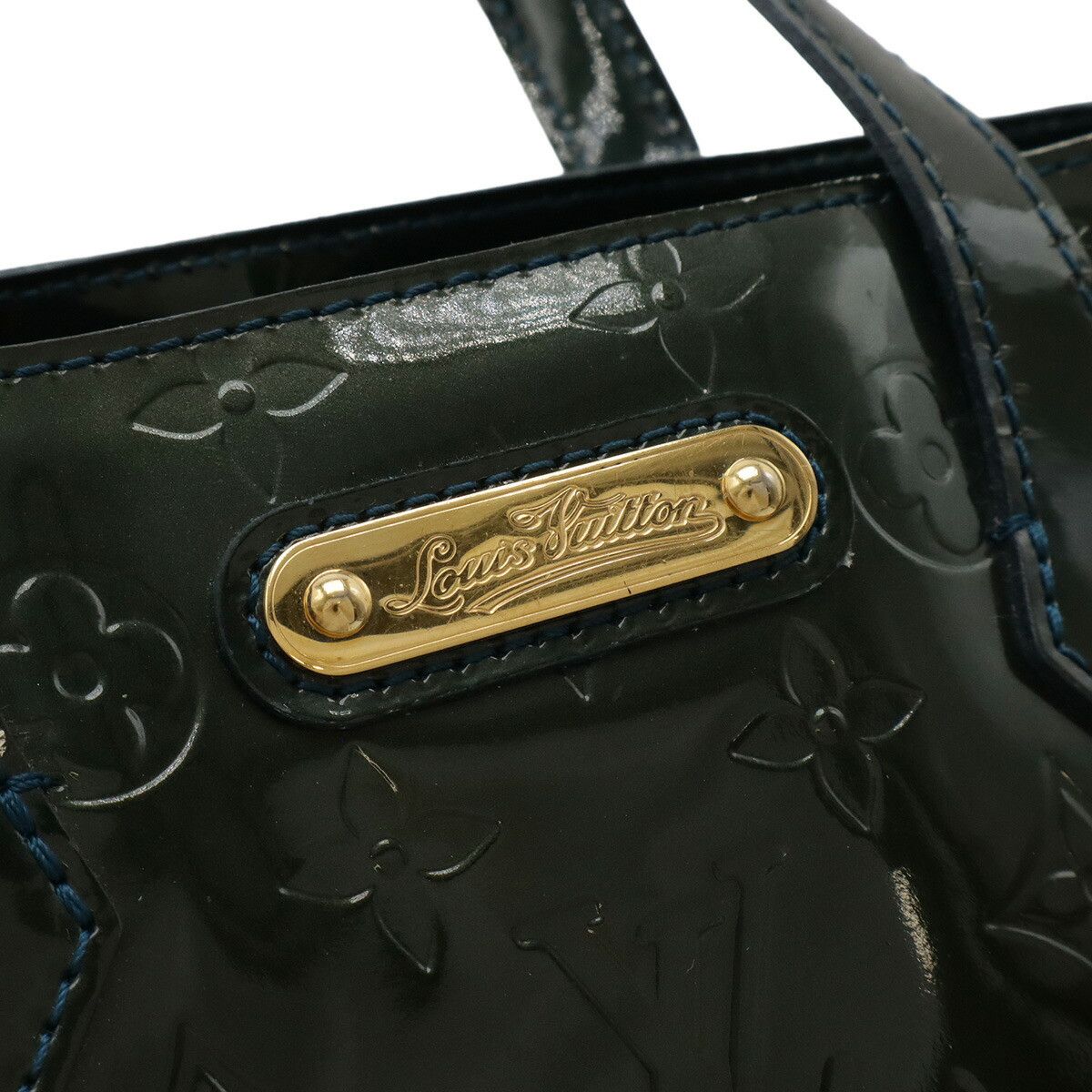 Louis Vuitton Louis Vuitton Louis Vuitton Wilshire PM Monogram Vernis Handbag Enamel Tote Bag M91451 DUTY FREE for USA Size ONE SIZE - 4 Thumbnail