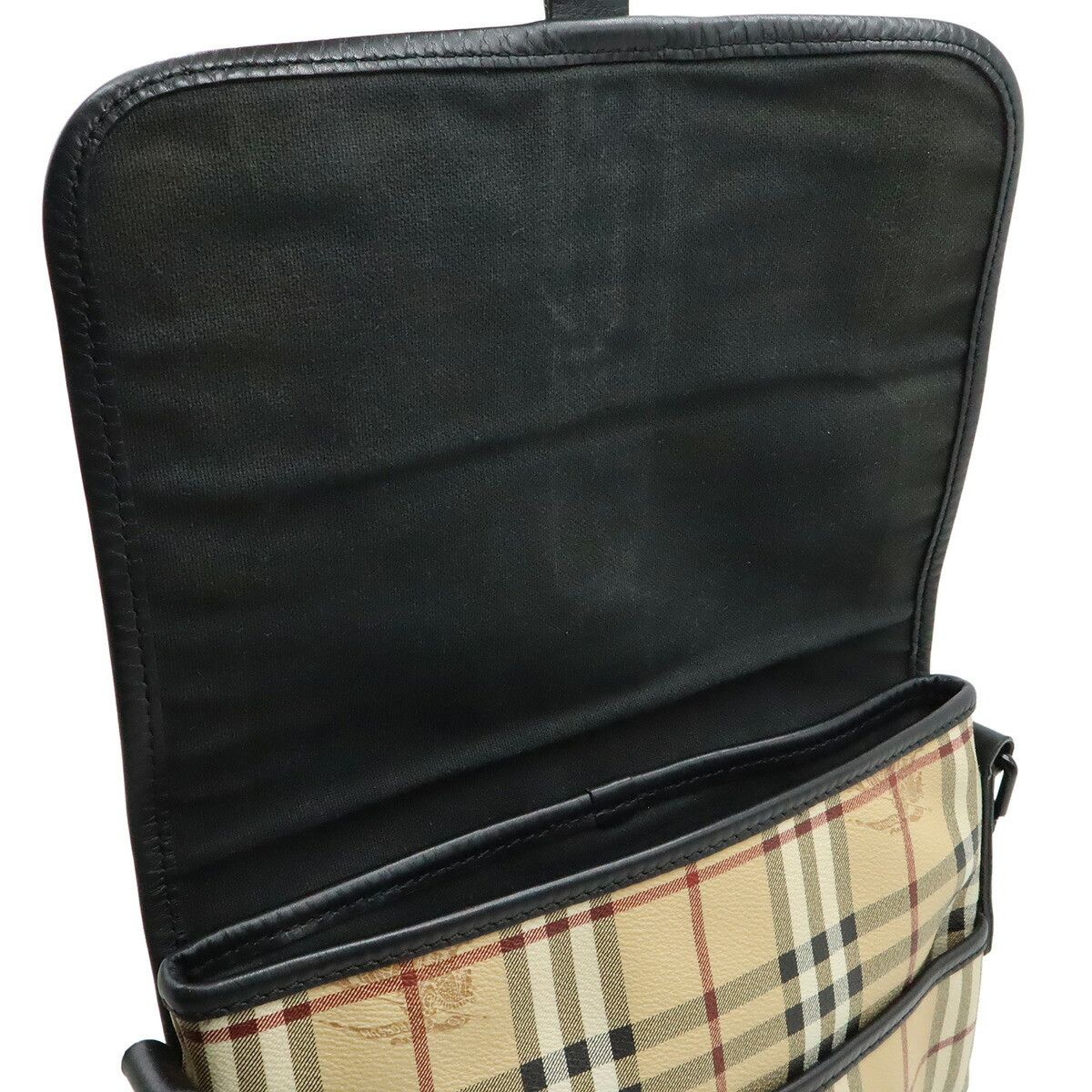 Burberry Burberry Burberry Check Coated Canvas Shoulder Bag Canvas Shoulder Bag DUTY FREE for USA Size ONE SIZE - 7 Thumbnail