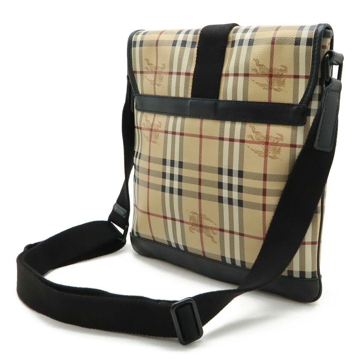 Burberry Burberry Burberry Check Coated Canvas Shoulder Bag Canvas Shoulder Bag DUTY FREE for USA Size ONE SIZE - 2 Thumbnail
