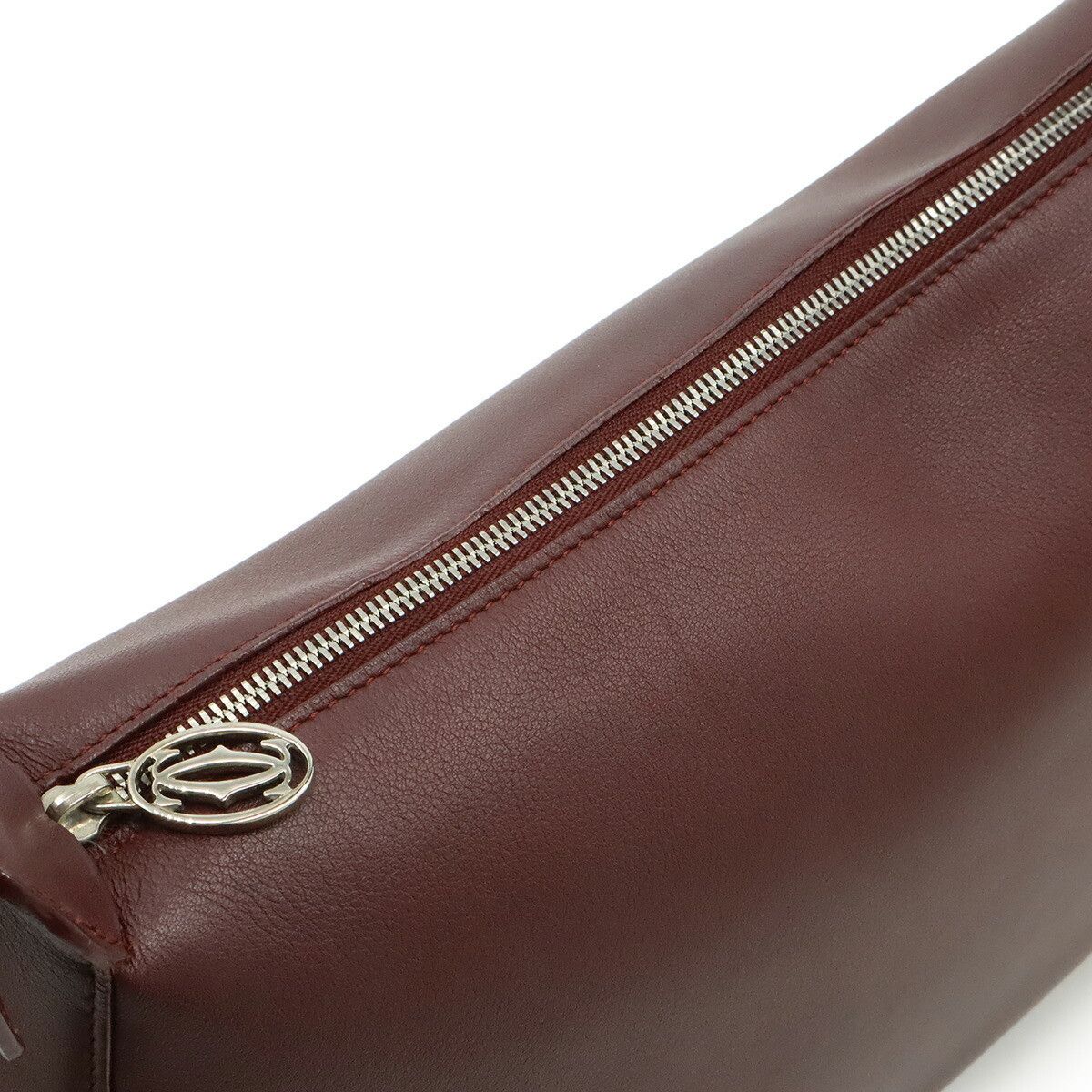 Cartier Cartier Cartier Leather Shoulder Bag Leather Shoulder Bag DUTY FREE for USA Size ONE SIZE - 6 Thumbnail
