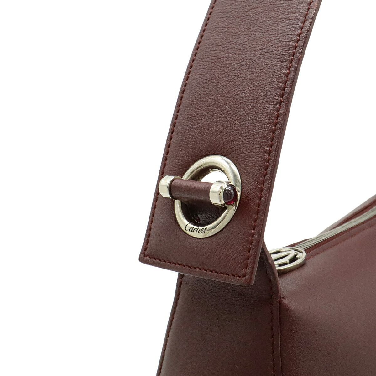 Cartier Cartier Cartier Leather Shoulder Bag Leather Shoulder Bag DUTY FREE for USA Size ONE SIZE - 9 Thumbnail
