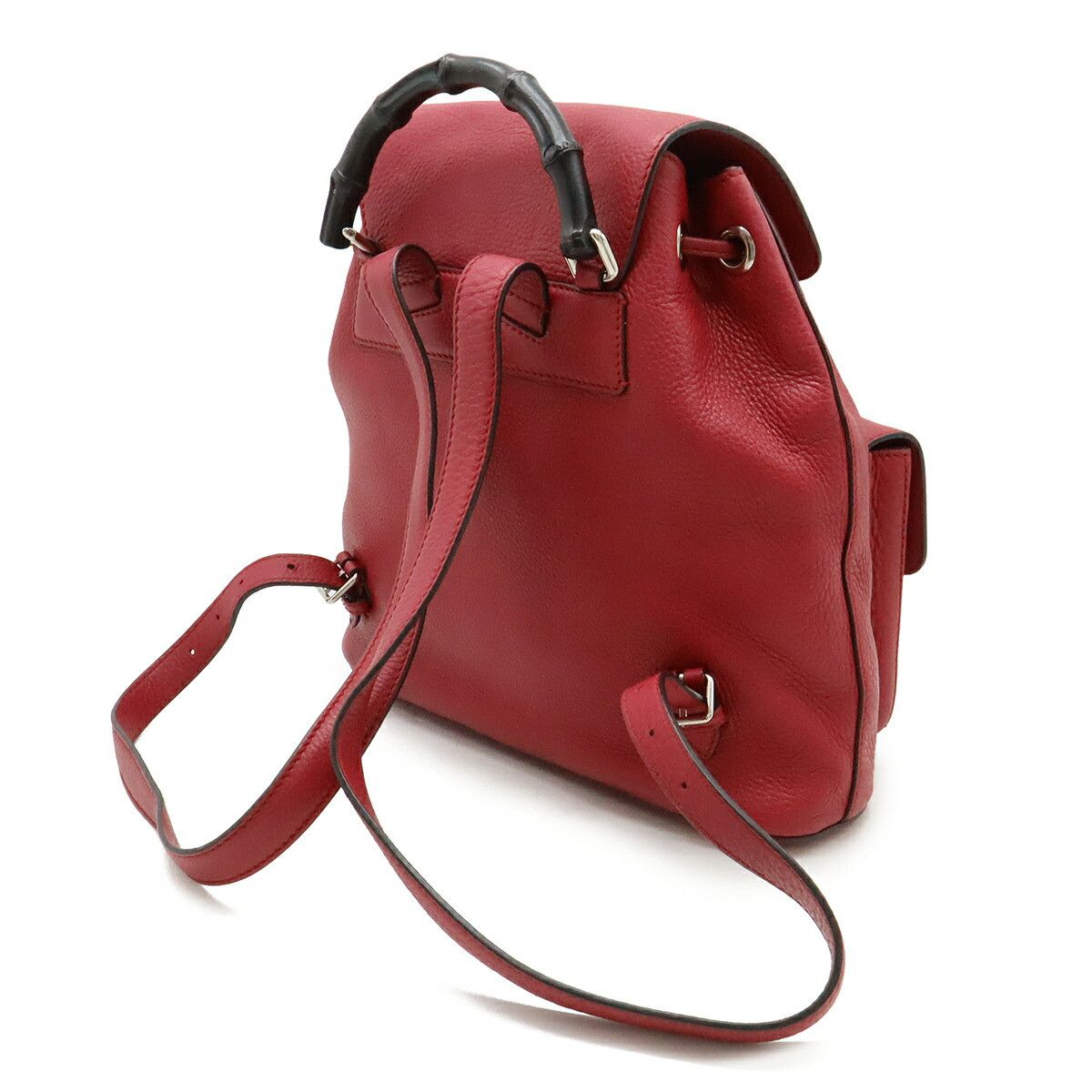 Gucci Gucci Gucci Bamboo Leather 2way Backpack Leather Backpack 370833 DUTY FREE for USA Size ONE SIZE - 2 Thumbnail