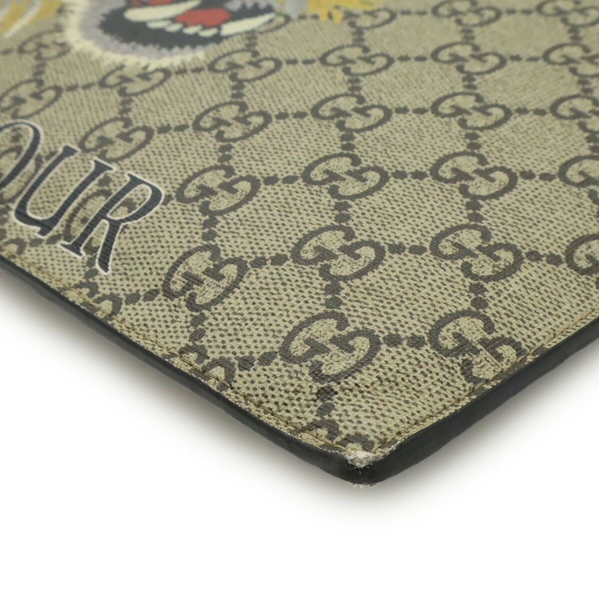 Gucci Gucci Gucci GG Supreme PVC Clutch Bag Canvas Clutch Bag 473904 DUTY FREE for USA Size ONE SIZE - 3 Thumbnail