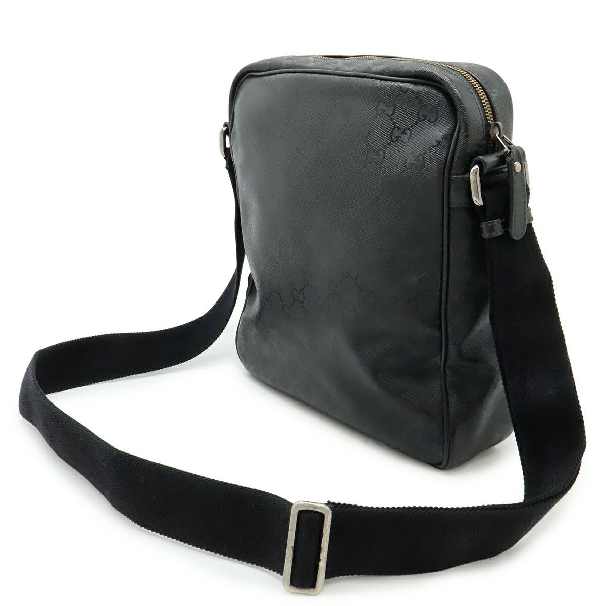 Gucci Gucci Gucci GG Imprime PVC Shoulder Bag Canvas Crossbody Bag 201448 DUTY FREE for USA Size ONE SIZE - 2 Thumbnail