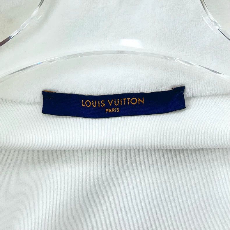 Louis Vuitton Louis Vuitton White Velvet Monogram Sweatshirt Size US XS / EU 42 / 0 - 3 Thumbnail