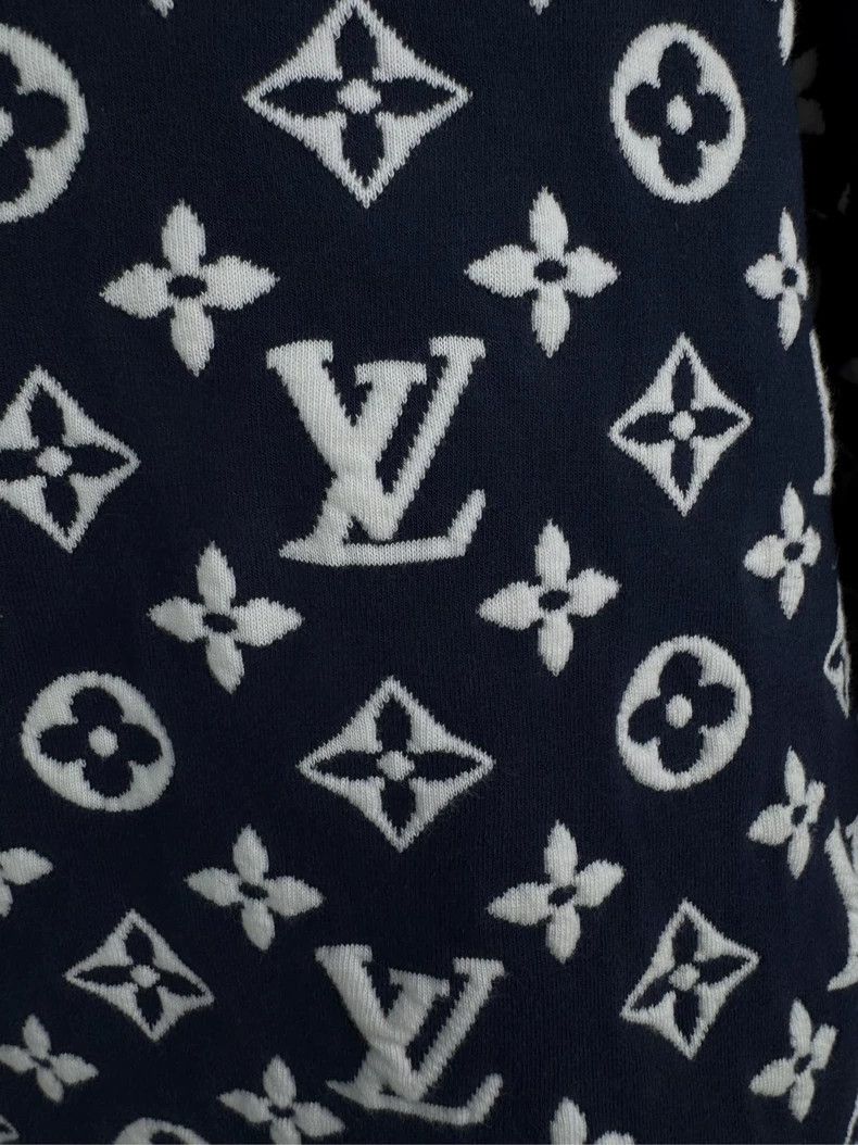 Louis Vuitton LOUIS VUITTON Monogram Knit Sweatshirt Size US XXL / EU 58 / 5 - 3 Thumbnail