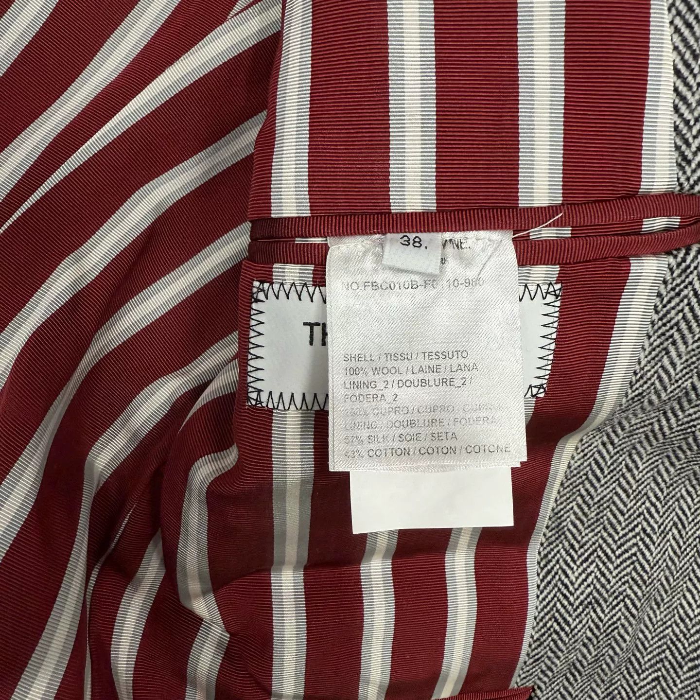 Thom Browne thom browne wool double-sleeve blazer Size US S / EU 44-46 / 1 - 4 Thumbnail