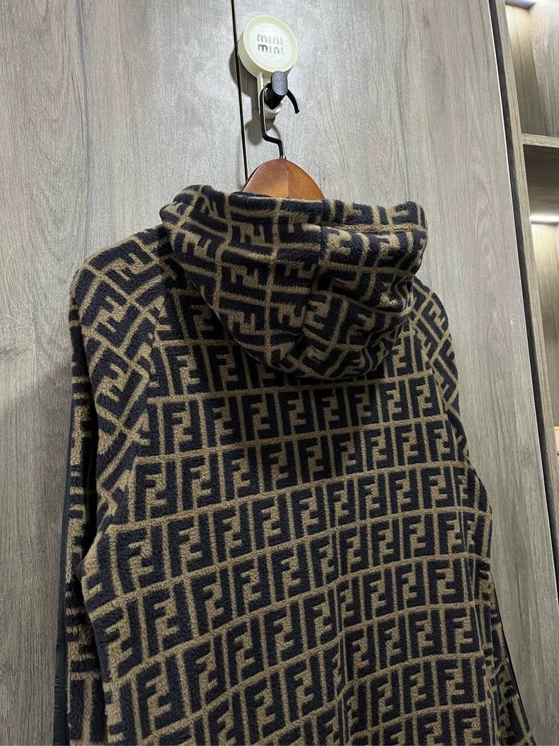 Fendi Fendi Monogram Zip Hooded Jacket Size US S / EU 44-46 / 1 - 7 Thumbnail