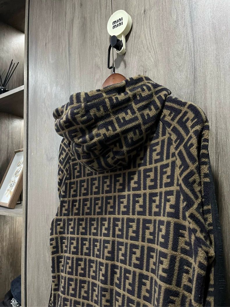 Fendi Fendi Monogram Zip Hooded Jacket Size US S / EU 44-46 / 1 - 6 Thumbnail