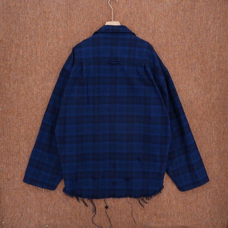 Balenciaga Balenciaga Flannel Plaid Jacket Shirt Size US S / EU 44-46 / 1 - 2 Thumbnail