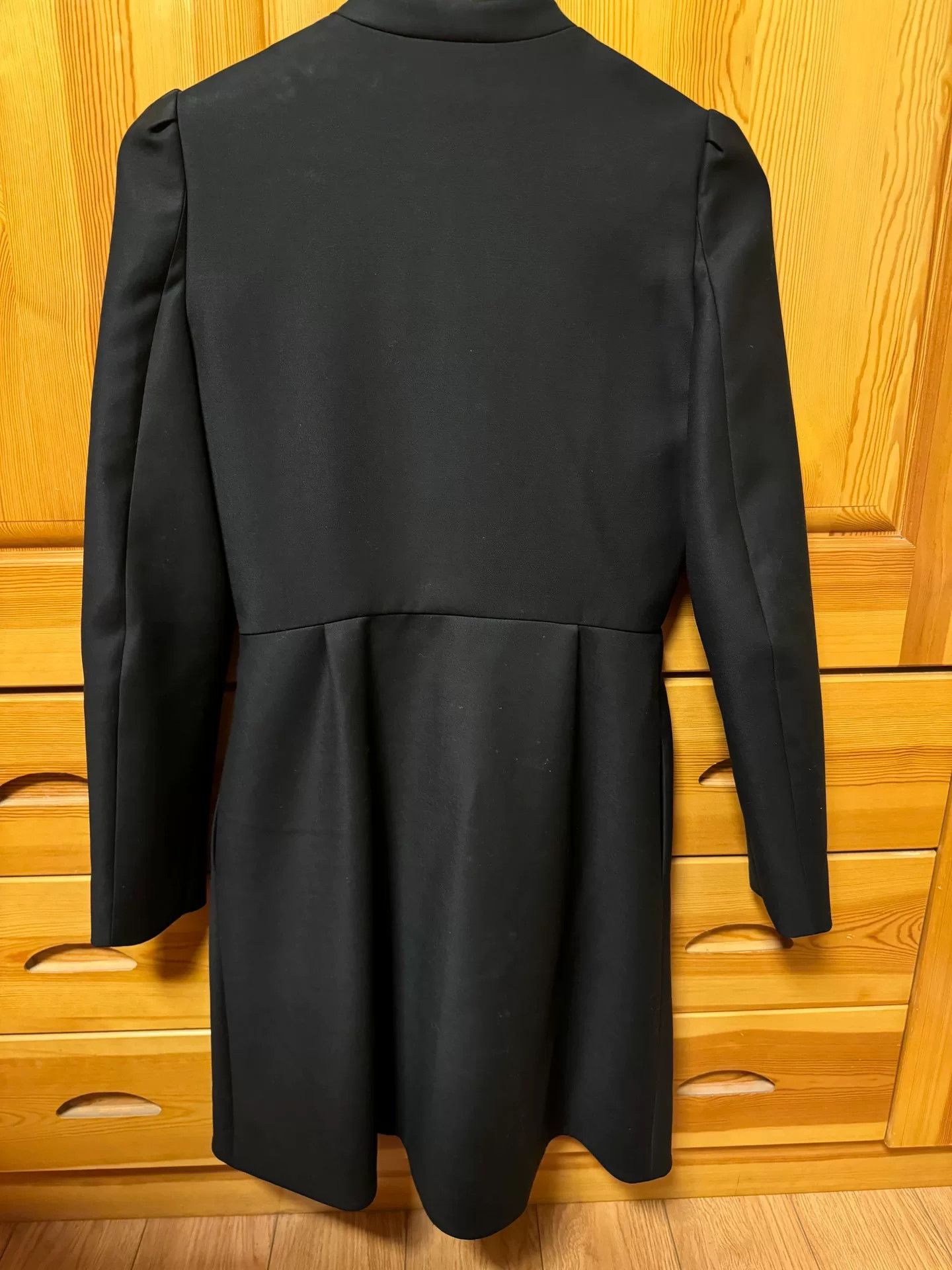 Valentino Valentino Women's Black Wool Long Coat Size US XS / EU 42 / 0 - 7 Thumbnail