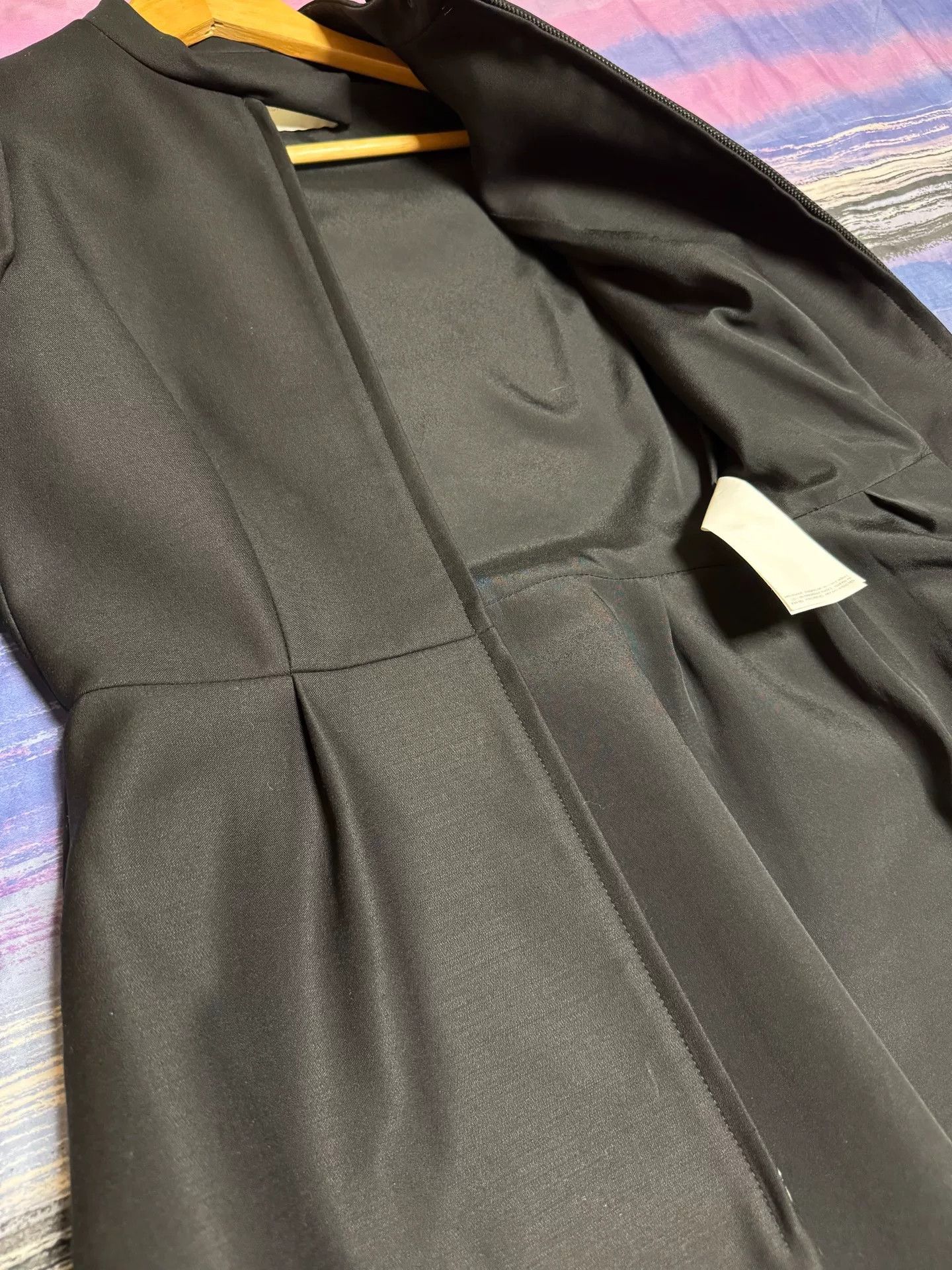 Valentino Valentino Women's Black Wool Long Coat Size US XS / EU 42 / 0 - 9 Thumbnail
