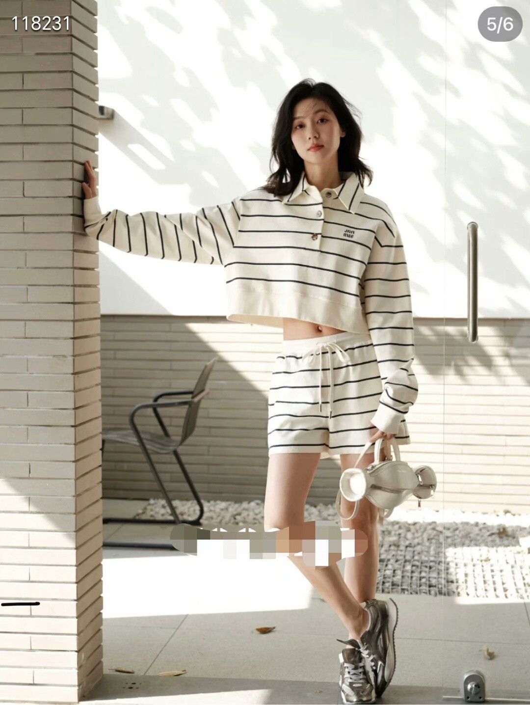 Miu Miu miu miu striped embroidered logo casual sweatshirt Size US XS / EU 42 / 0 - 9 Thumbnail