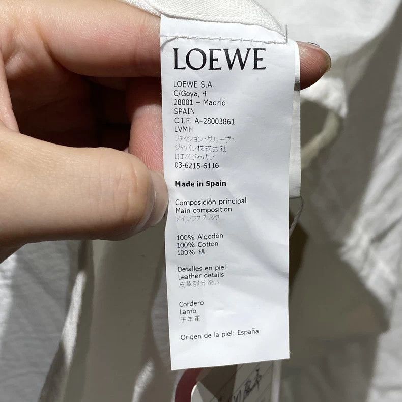 Loewe Loewe White Paneled Logo Dress XS Size XS / US 0-2 / IT 36-38 - 6 Thumbnail