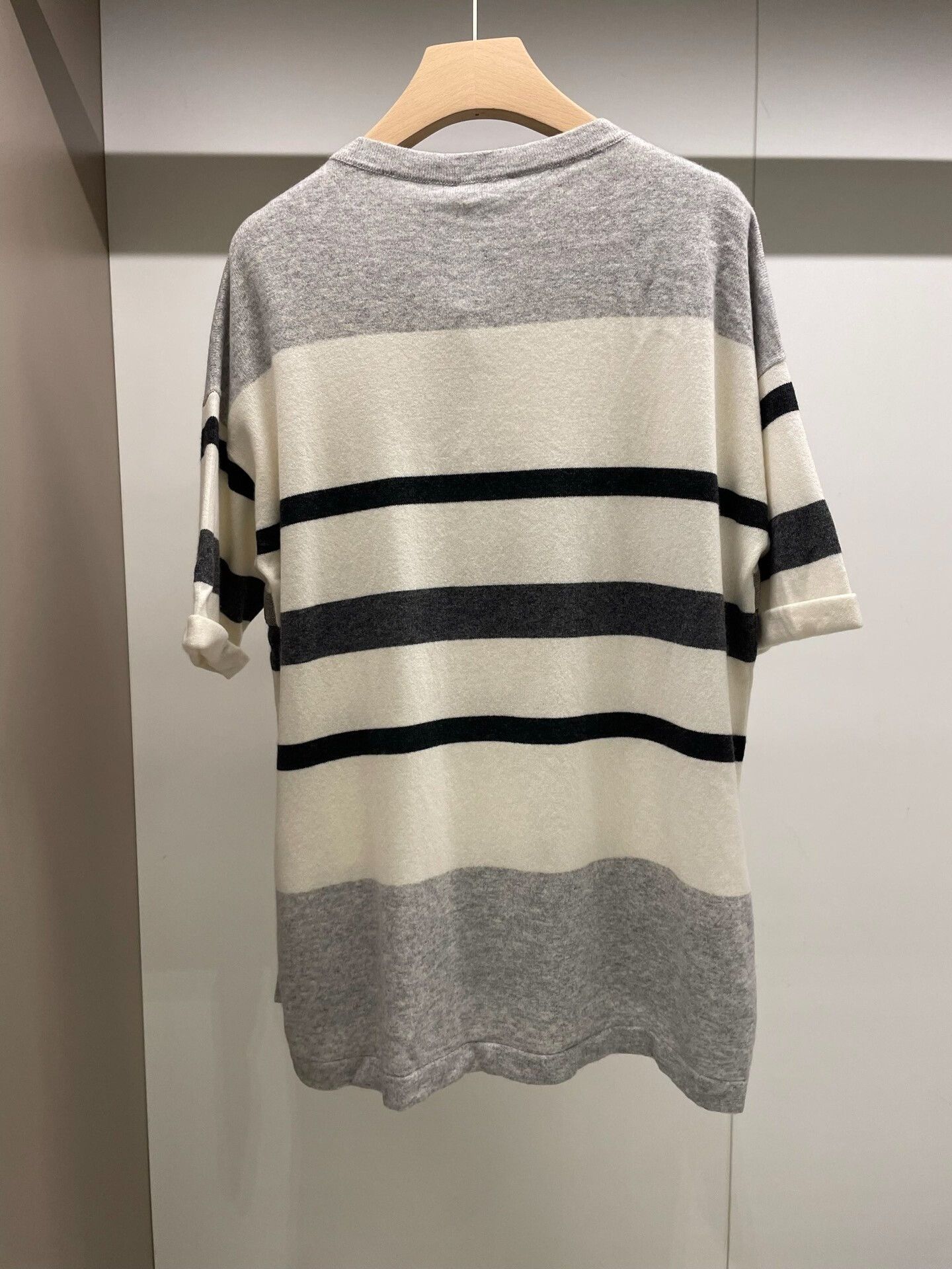 Brunello Cucinelli Brunello Cucinelli Cashmere Striped Sweater Size US S / EU 44-46 / 1 - 2 Thumbnail