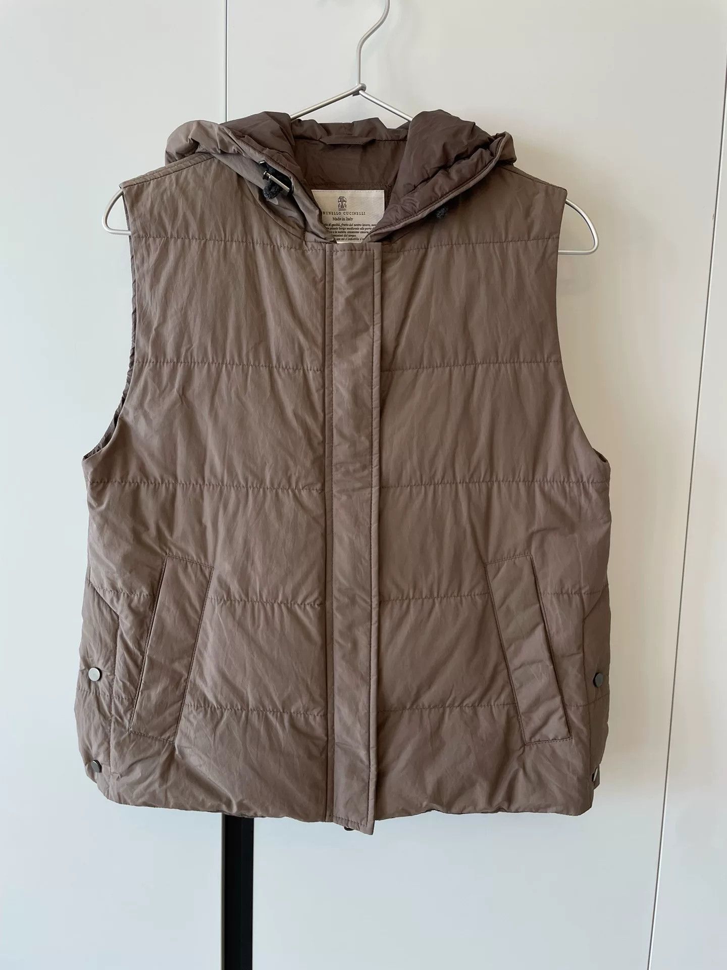 Brunello Cucinelli Brunello Cucinelli Women's Down Hooded Vest Size US XS / EU 42 / 0 - 2 Thumbnail
