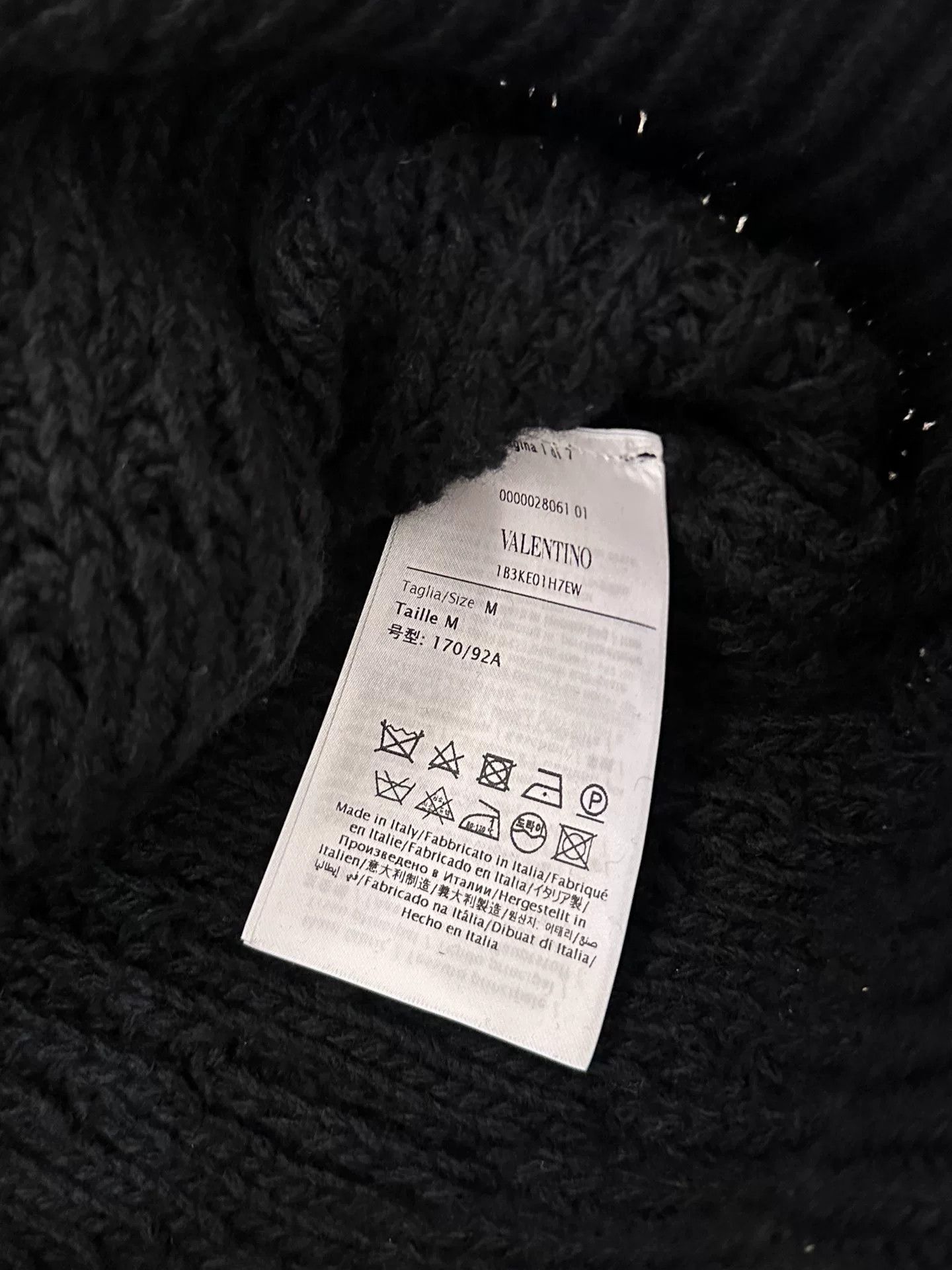 Valentino Valentino Black Knit Studded Cardigan Size US M / EU 48-50 / 2 - 4 Thumbnail