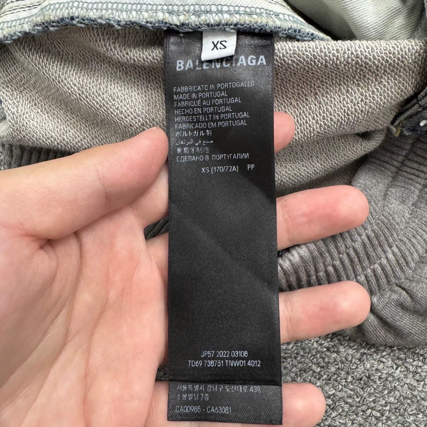 Balenciaga Balenciaga Washed Distressed Casual Pants Size US 26 / EU 42 - 3 Thumbnail