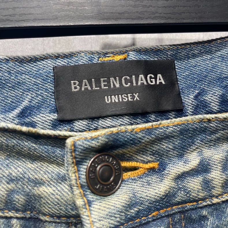 Balenciaga Balenciaga Washed Denim Jeans S Size US 26 / EU 42 - 2 Thumbnail