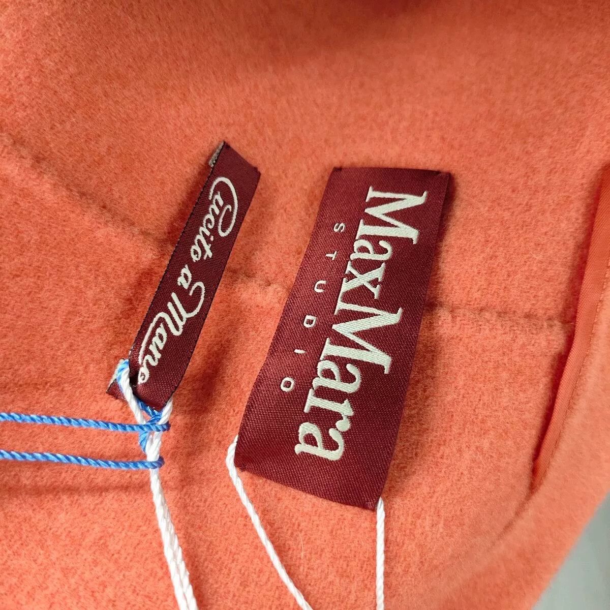 Max Mara MaxMara Orange Cashmere Coat Size US XS / EU 42 / 0 - 3 Thumbnail