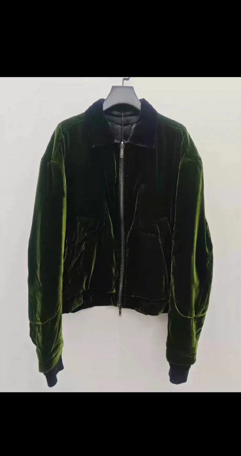 Haider Ackermann Haider Ackermann Velvet Collar Padded Jacket Size US M / EU 48-50 / 2 - 2 Thumbnail