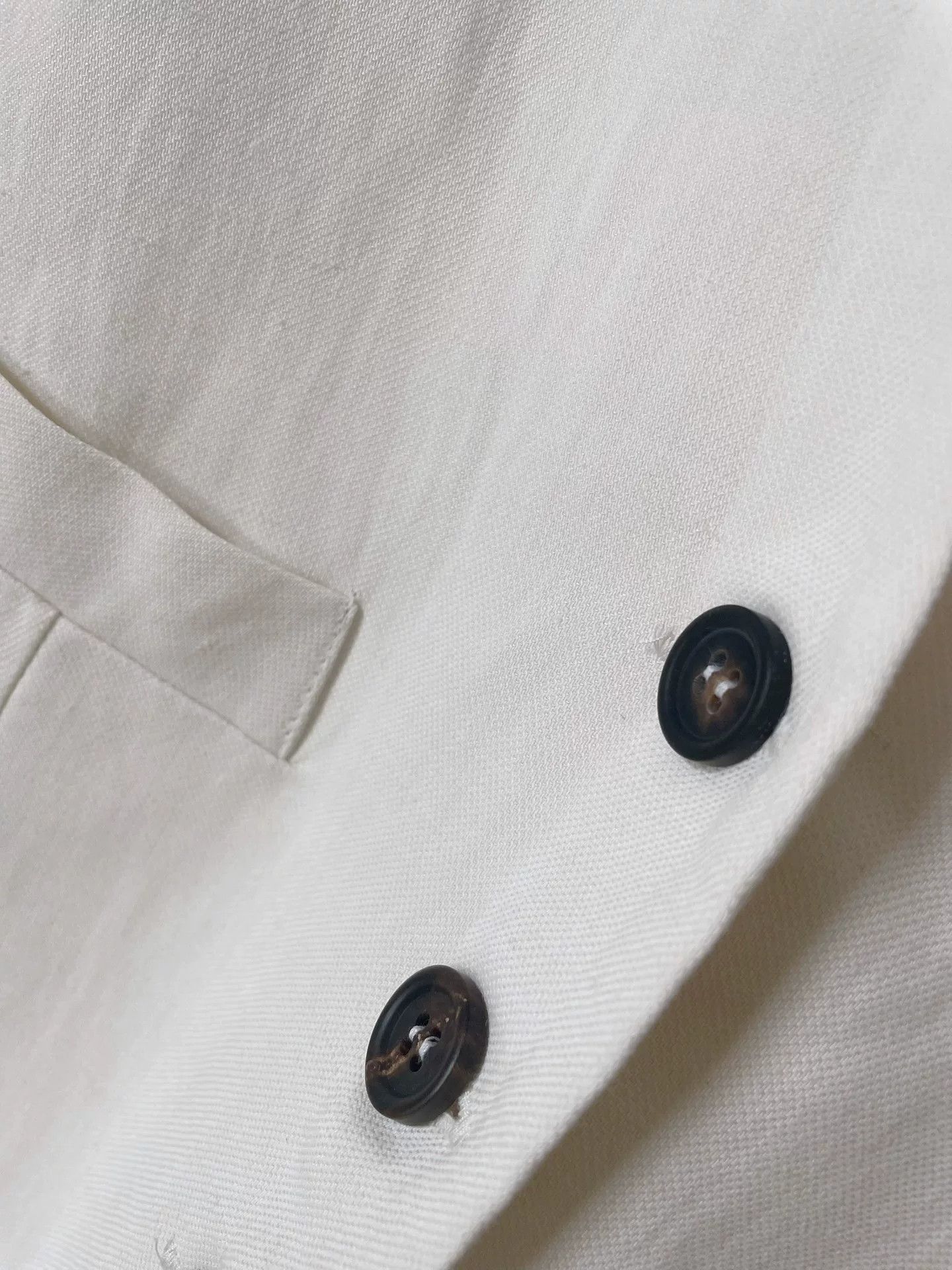Brunello Cucinelli Brunello Cucinelli White Beaded Vest Size US M / EU 48-50 / 2 - 6 Thumbnail