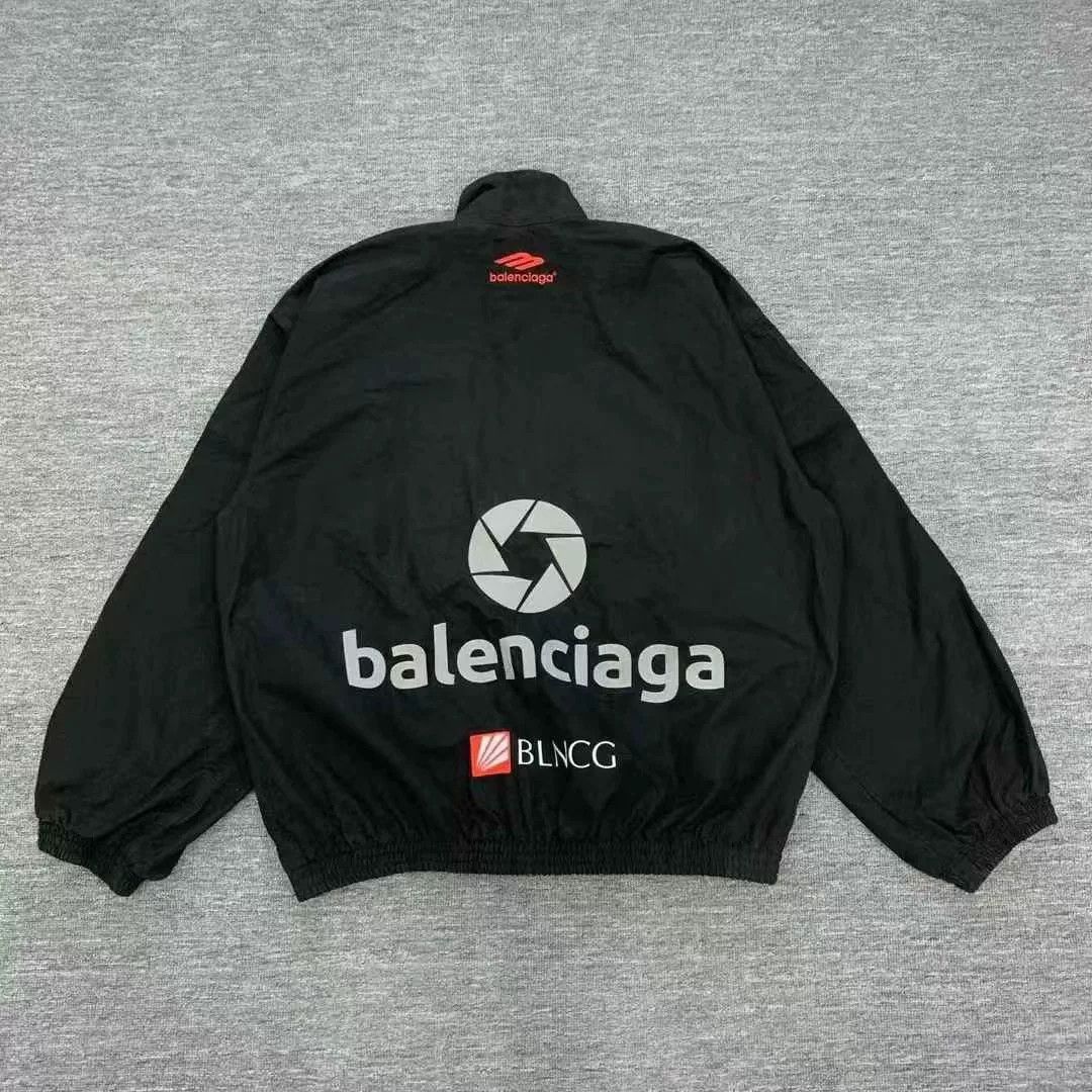 Balenciaga Balenciaga Black Logo Racing Jacket Size US XS / EU 42 / 0 - 2 Thumbnail