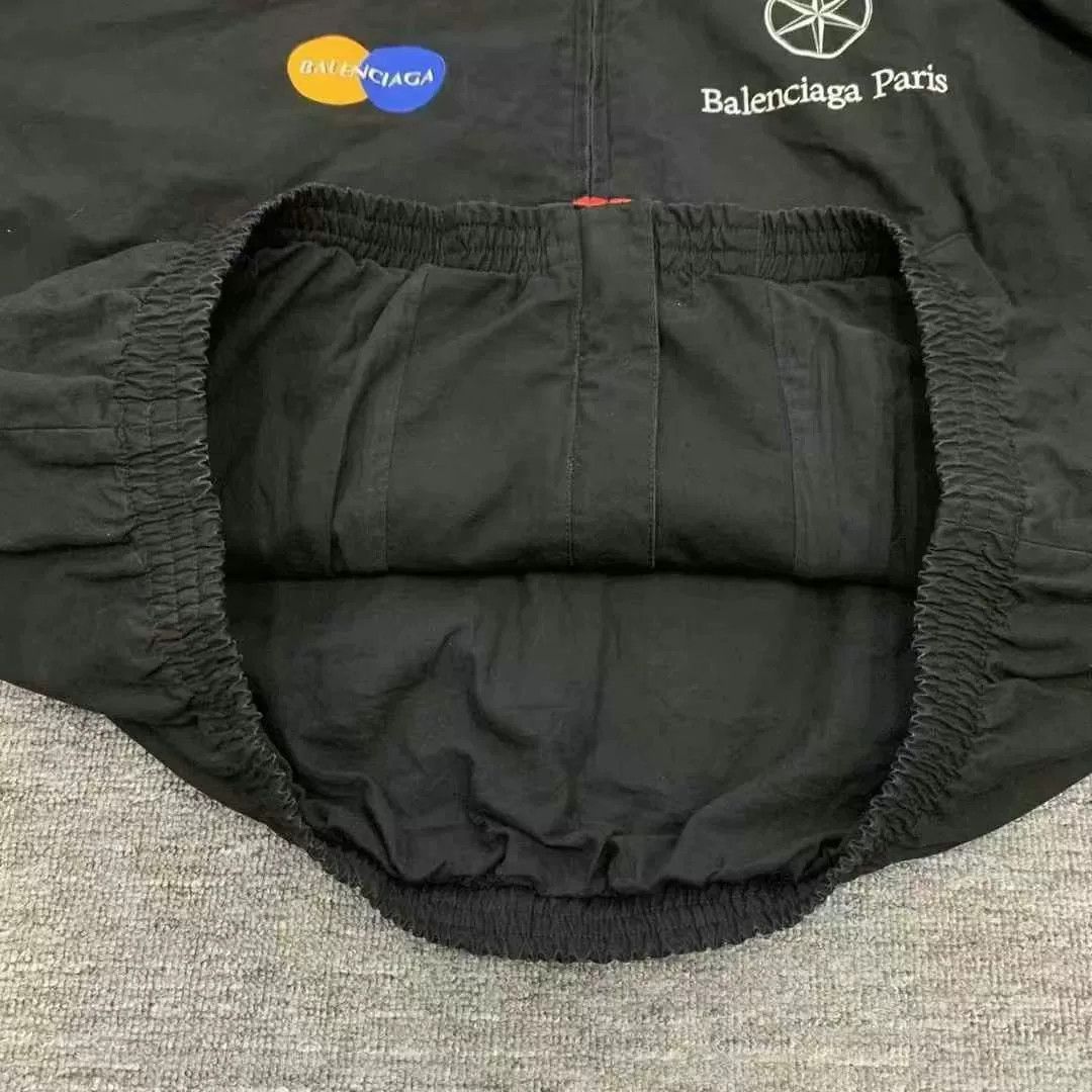 Balenciaga Balenciaga Black Logo Racing Jacket Size US XS / EU 42 / 0 - 4 Thumbnail