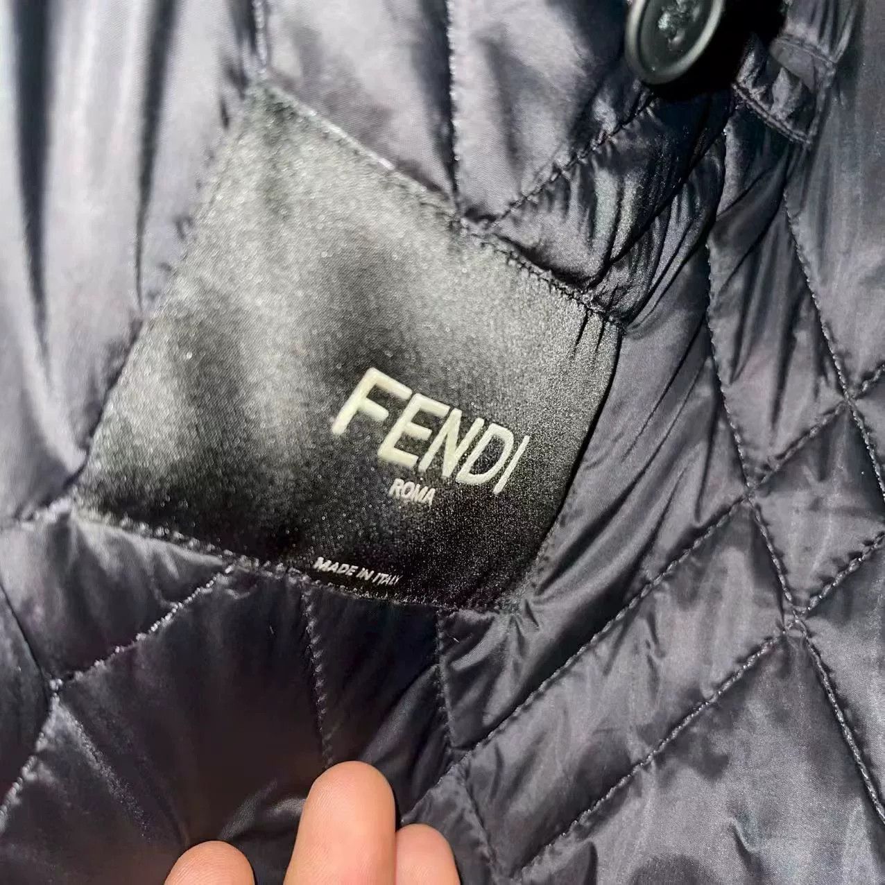 Fendi Fendi Two-Tone Logo Coat Size 52 Size US XL / EU 56 / 4 - 3 Thumbnail