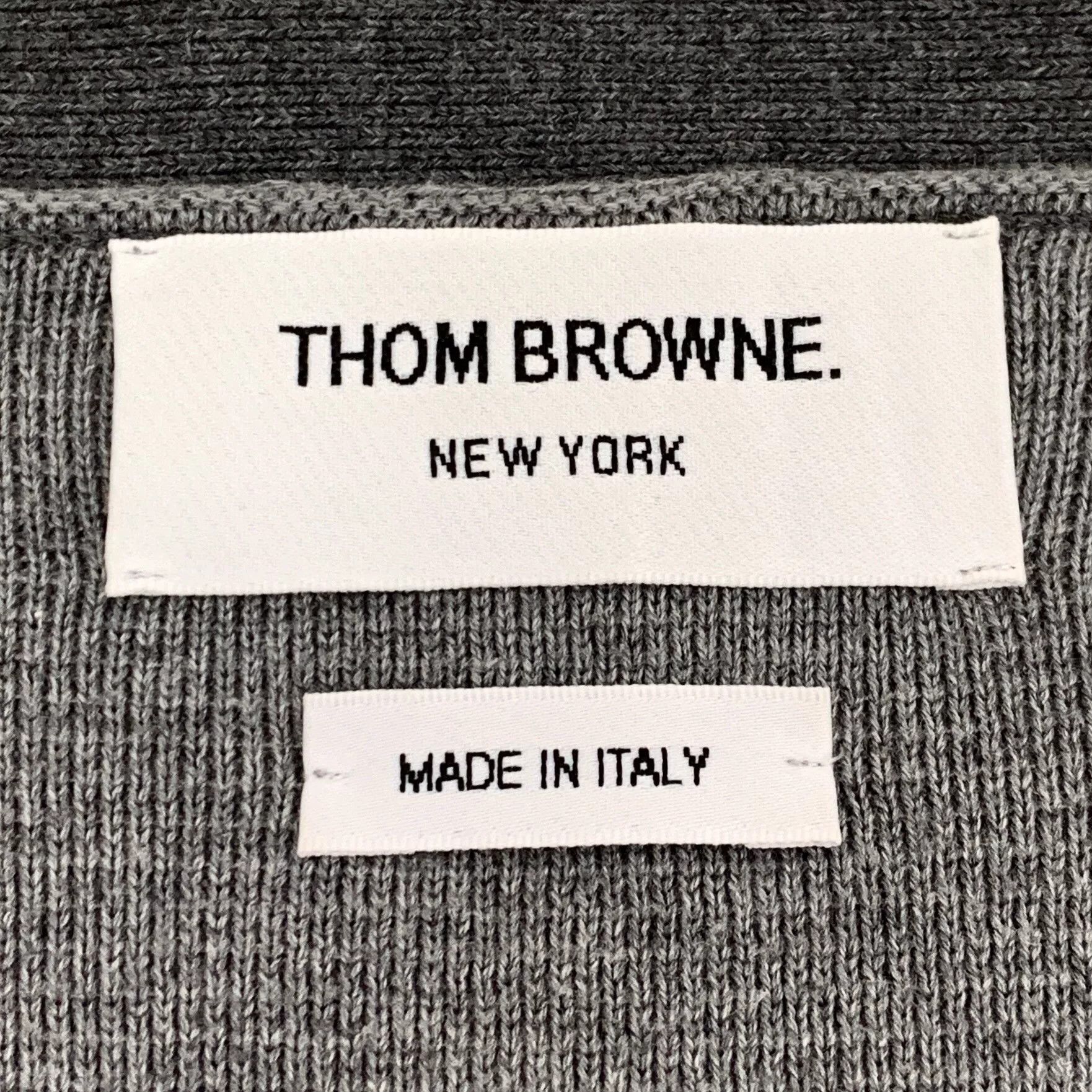 Thom Browne thom browne color-blocked v-neck cardigan Size US XS / EU 42 / 0 - 5 Thumbnail