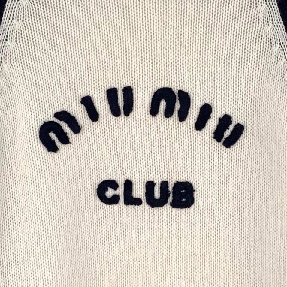 Miu Miu miu miu color block logo sweater Size US M / EU 48-50 / 2 - 4 Thumbnail