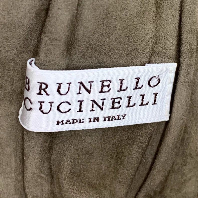 Brunello Cucinelli Brunello Cucinelli Brown Leather Casual Pants Size US 36 / EU 52 - 5 Thumbnail