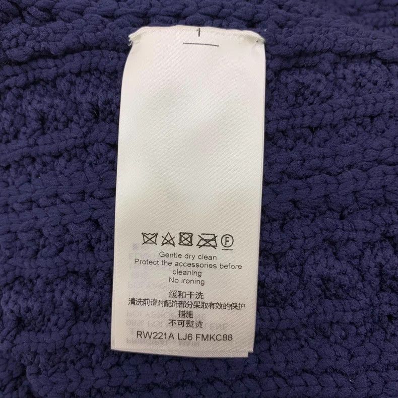 Louis Vuitton Louis Vuitton Blue Knit Cardigan Coat Size US S / EU 44-46 / 1 - 8 Thumbnail