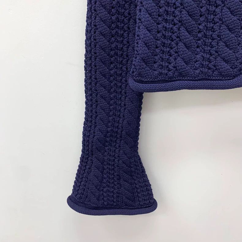 Louis Vuitton Louis Vuitton Blue Knit Cardigan Coat Size US S / EU 44-46 / 1 - 4 Thumbnail