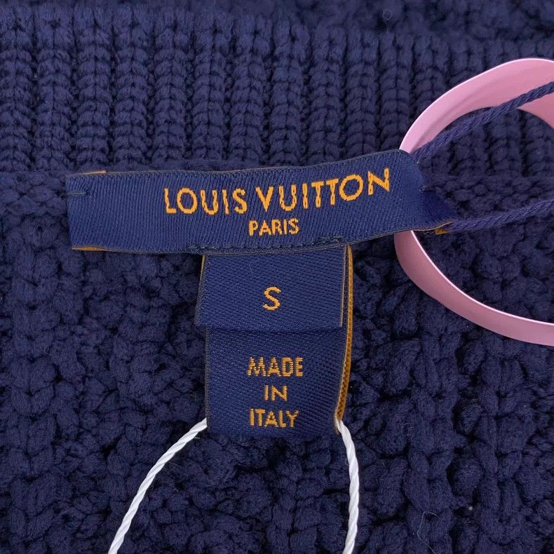Louis Vuitton Louis Vuitton Blue Knit Cardigan Coat Size US S / EU 44-46 / 1 - 6 Thumbnail
