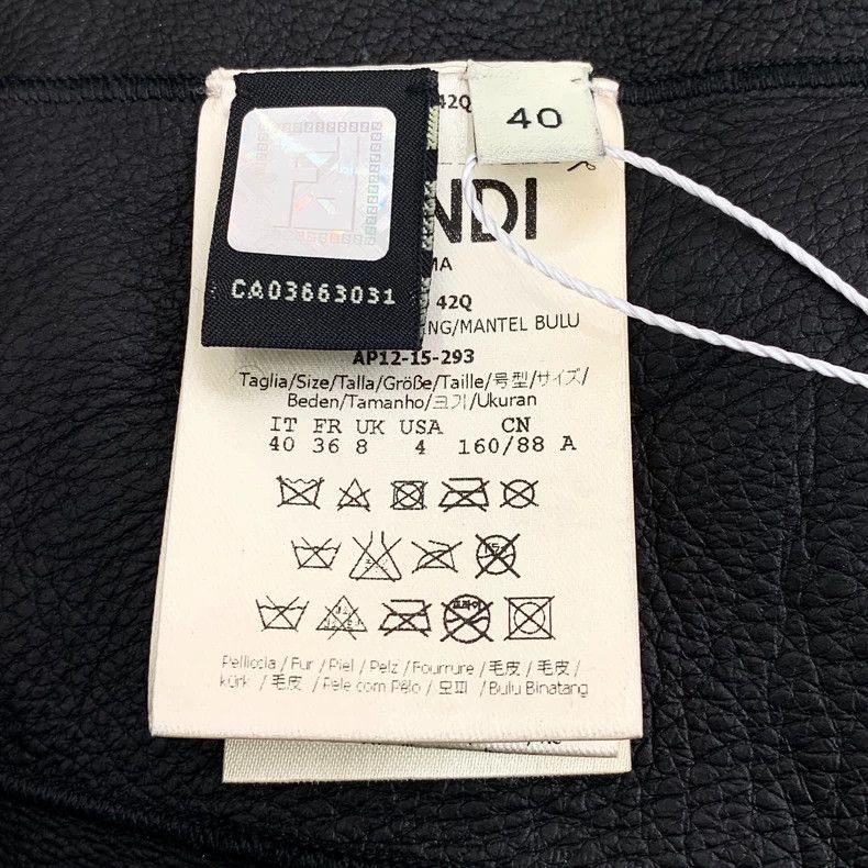 Fendi Fendi Black Shearling Collar Vest Outerwear Size US M / EU 48-50 / 2 - 6 Thumbnail
