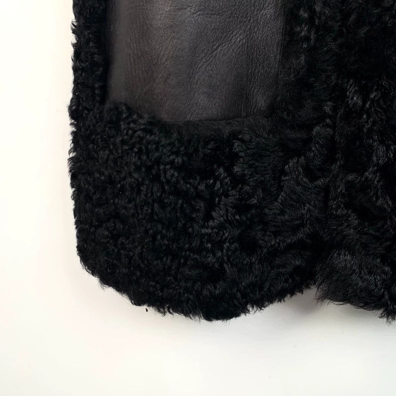Fendi Fendi Black Shearling Collar Vest Outerwear Size US M / EU 48-50 / 2 - 4 Thumbnail