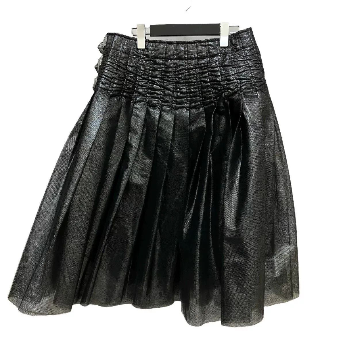 Junya Watanabe junya watanabe black pleated skirt Size US 27 - 2 Thumbnail