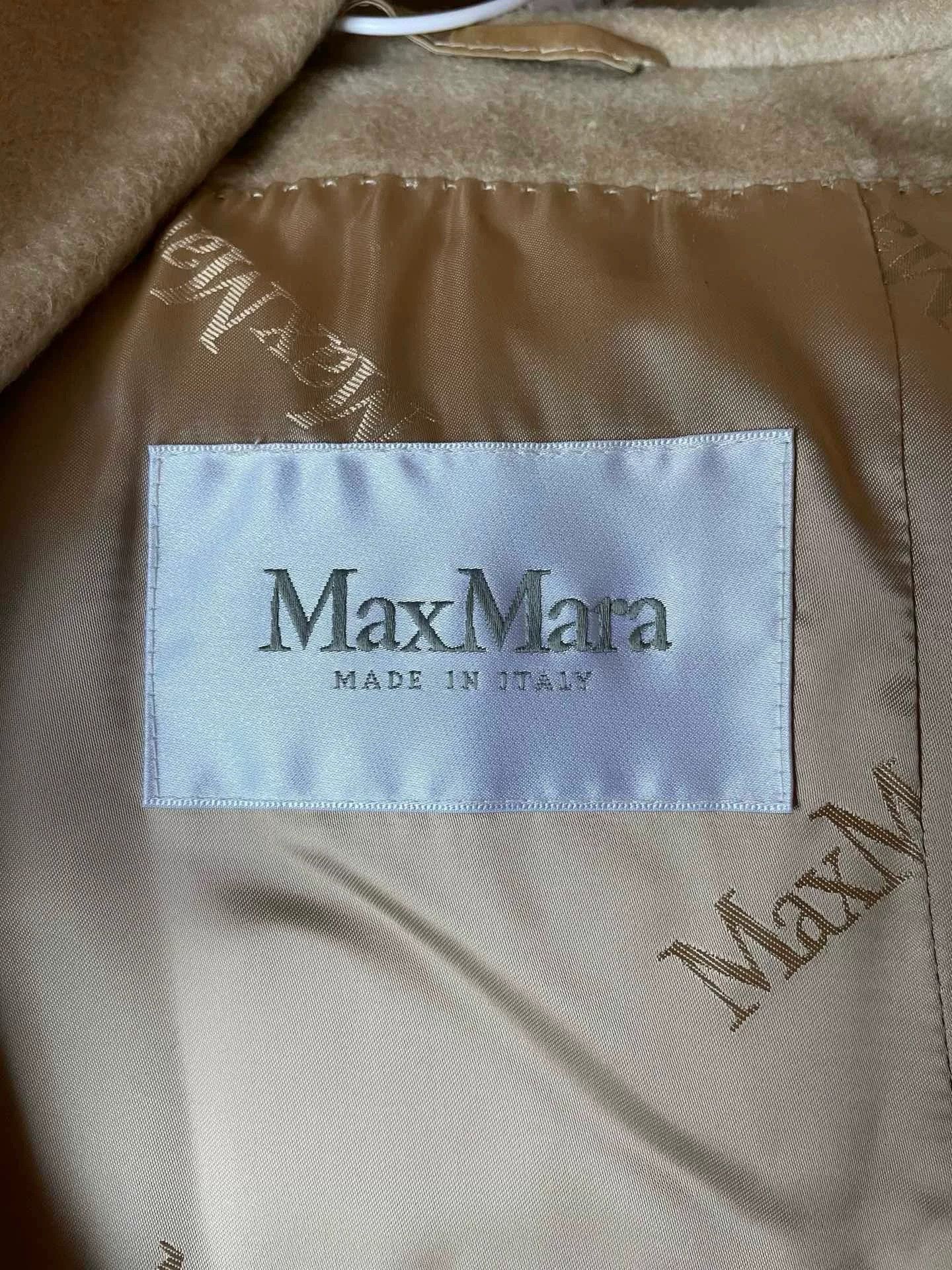 Max Mara maxmara beige hooded shawl coat size 42 Size US L / EU 52-54 / 3 - 3 Thumbnail