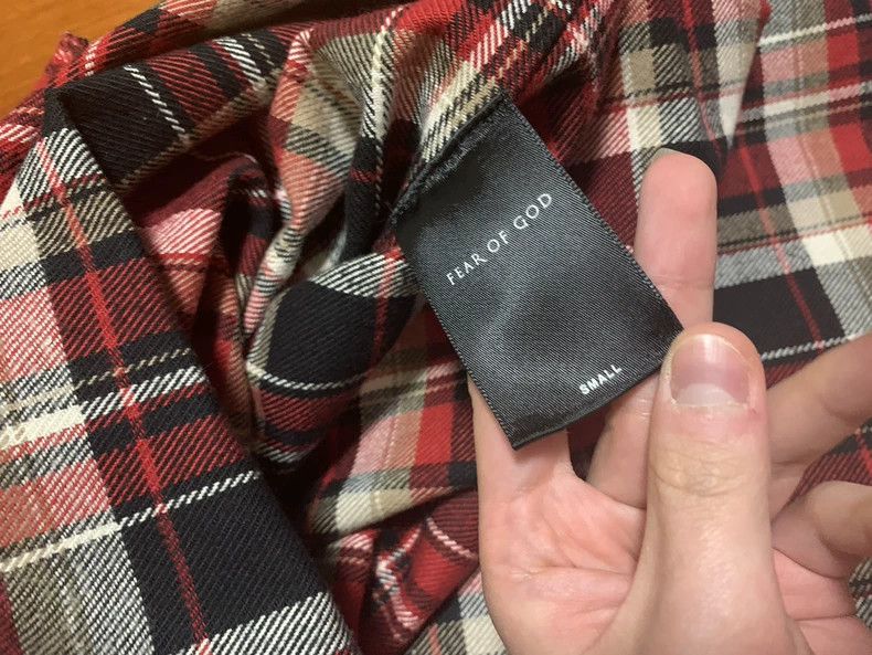 Fear of God Fear of God 5th Red Denim Collar Shirt Size US S / EU 44-46 / 1 - 5 Thumbnail