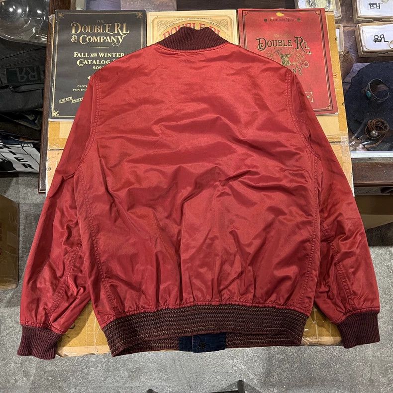 RRL Ralph Lauren RRL Double RL Embroidered Bomber Jacket Size US M / EU 48-50 / 2 - 3 Thumbnail