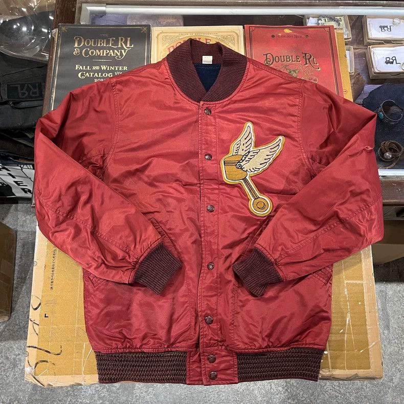 RRL Ralph Lauren RRL Double RL Embroidered Bomber Jacket Size US M / EU 48-50 / 2 - 2 Thumbnail