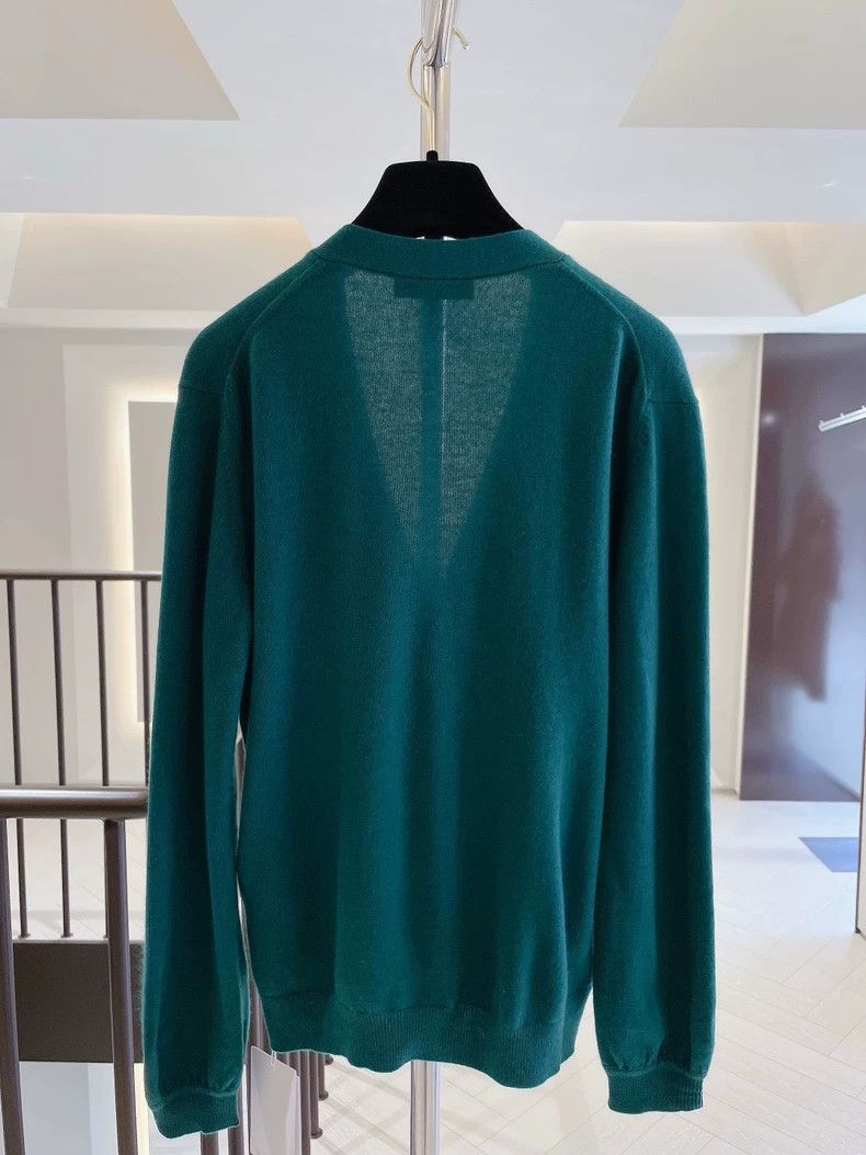 Loro Piana Loro Piana Green Cashmere Cardigan Size US S / EU 44-46 / 1 - 2 Thumbnail