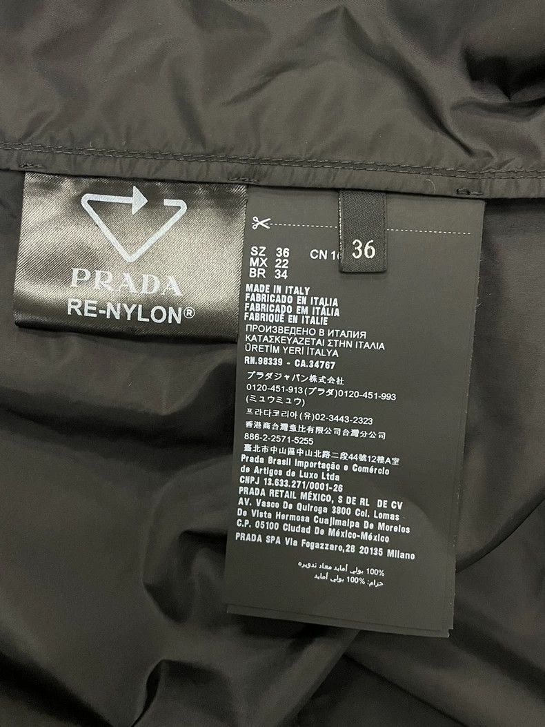 Prada Prada Black Triangle Logo Trench Coat Size US M / EU 48-50 / 2 - 6 Thumbnail