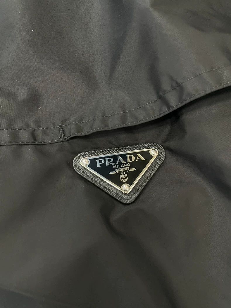 Prada Prada Black Triangle Logo Trench Coat Size US M / EU 48-50 / 2 - 3 Thumbnail