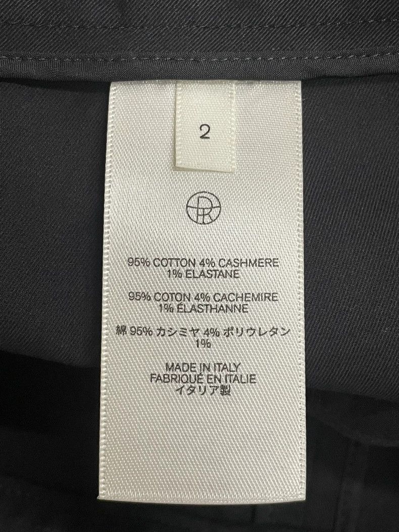 The Row The Row Black High-Waist Split Skirt Size US 34 / EU 50 - 4 Thumbnail