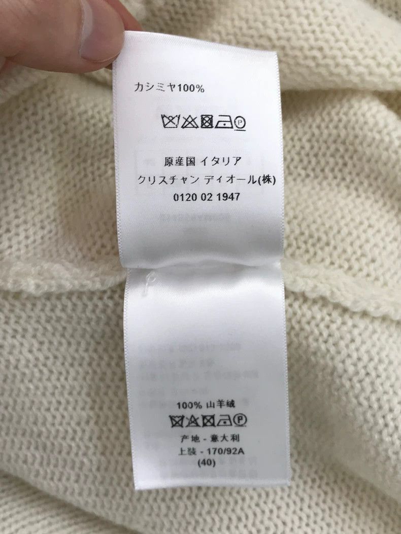 Dior Dior White Bee Cashmere Sweater Size US M / EU 48-50 / 2 - 5 Thumbnail