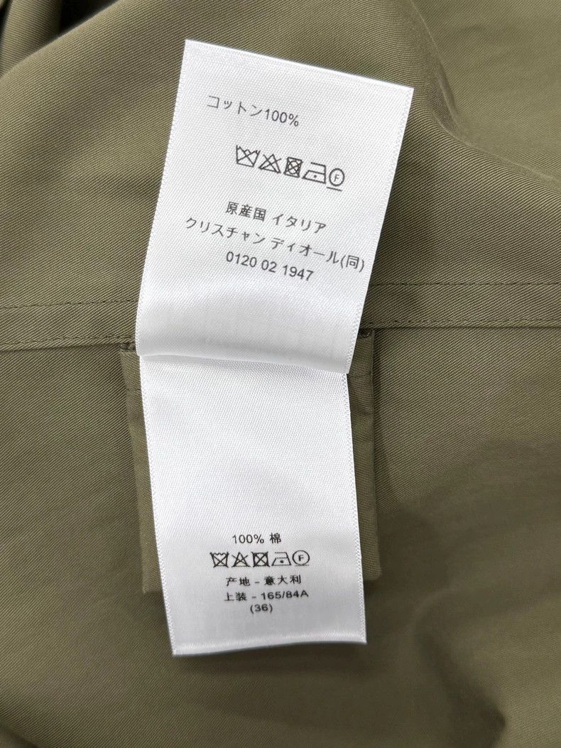 Dior Dior Khaki Bee Embroidered Short Sleeve Shirt Size US M / EU 48-50 / 2 - 6 Thumbnail