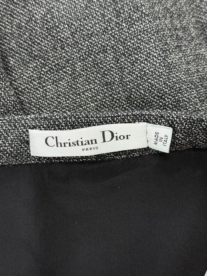 Dior Dior Gray Lace Pleated Skirt Size US 36 / EU 52 - 4 Thumbnail